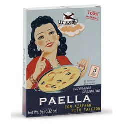 Tempero para Paella Espanhol EL AVION Caixa 9g