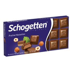 Chocolate Alemão SCHOGETTEN Praliné de Avelã 100g