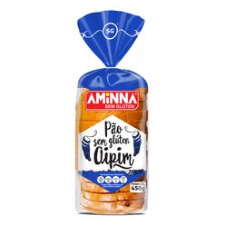 Pão AMINNA Aipim Sem Glúten 450g