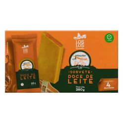 Mini Paleta LOSLOS Doce de Leite Aviação Com 4 260gr