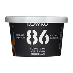 Sorvete LOWKO Avelã com Chocolate 98 Calorias 100ml