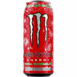 Bebida Energética MONSTER Ultra Watermelon Sem Açúcar 473ml