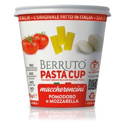 Macarrão Instantâneo BERRUTO Maccheroncini Molho de Tomate e Queijo Mussarela 70g