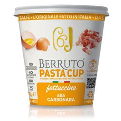 Macarrão Instantâneo BERRUTO Cup Noodles Fettuccine à Carbonara 70g