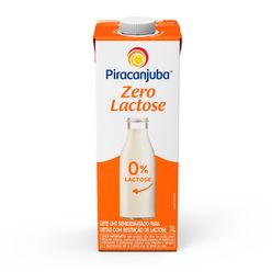 Leite PIRACANJUBA Semidesnatado Zero Lactose 1L