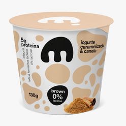 Iogurte MOO Brown Caramelizado e Canela 0% Lactose 130g