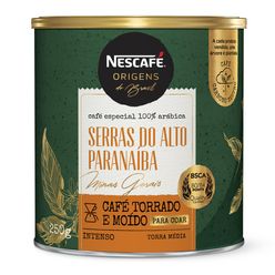 Café NESCAFÉ Torrado Origens do Brasil Serras do Alto Paranaíba 250g