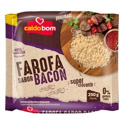 Farofa  Pronta CALDO BOM Bacon 250g
