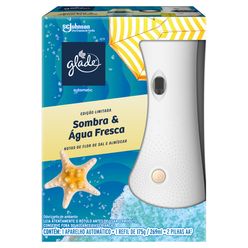 Aparelho Desodorizador de Ambiente , GLADE Automático Sombra e Agua Fresca Com Refil 269ml