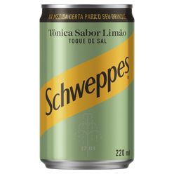 Água Tônica SCHWEPPES Limão Com Toque de Sal 220ml