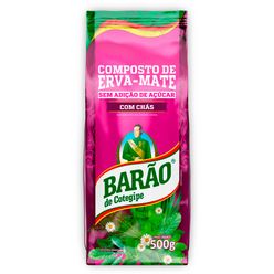 Erva-mate Barão Composta Com Chás Pacote 500g