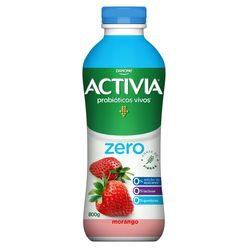 Leite Fermentado ACTIVIA Morango Zero Lactose 800g