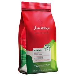 Café JUAN VALDEZ em Grãos Cumbre 454g