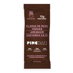 Barra de Proteína PINCBAR Chocolate sem Lactose, sem Açúcar e sem Glúten 50g