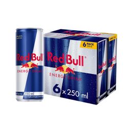 Bebida Energética RED BULL Caixa 6x250ml