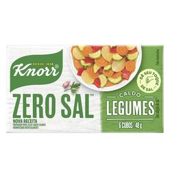 Caldo KNORR Zero Sal Legumes 48g 6 cubos