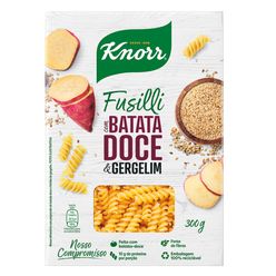Macarrão KNORR Fusilli Batata-Doce e Gergelim 300g