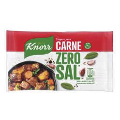 Tempero em Pó KNORR Carne Zero Sal 32g 8 sachês