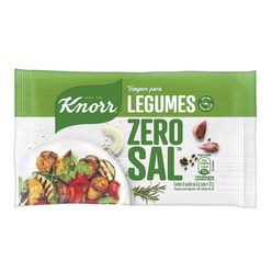 Tempero em Pó KNORR Legumes Zero Sal 32g 8 sachês