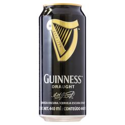 Cerveja Stout Draught GUINNESS Lata 440ml