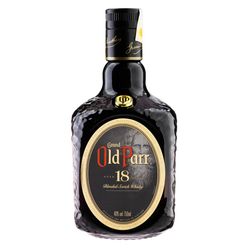 Whisky Escocês Blended 18 Anos OLD PARR Garrafa 750ml