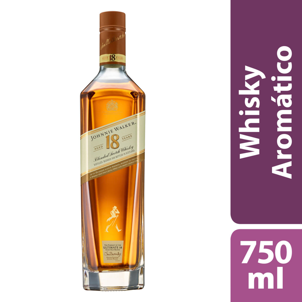 Whisky JOHNNIE WALKER Blended Garrafa 750ml | Angeloni - Angeloni