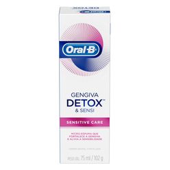 Creme Dental ORAL-B gengiva Detox Sensitive Care 75ml