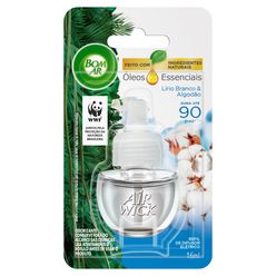 Difusor Elétrico BOM AR Lirio Branco e Algodão Refil 16ml