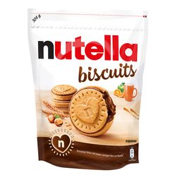 Biscoito NUTELLA Biscuit com Recheio de Creme de Nozes 304g