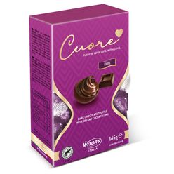 Bombom WITORS Cuore Meio Amargo 145g