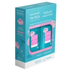 Kit Shampoo e Condicionador ALTAMODA Micelar Acqua Shine Brilho Intenso 300ml