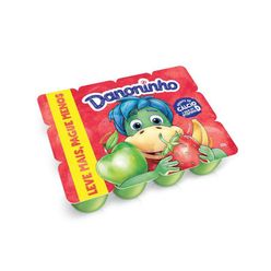 Petit Suisse Danoninho Banana,morango,maça- Verde 480g Leve 12 Pague 10