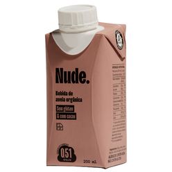 Bebida de Aveia Organica NUDE Sem Glúten com Cacau 200ml