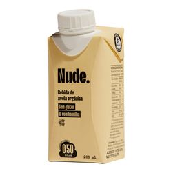 Bebida de Aveia Organica NUDE Sem Glúten com Baunilha 200ml