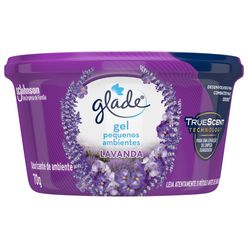 Desodorizador De Ambiente Glade Pequenos Ambientes Gel Lavanda 70g