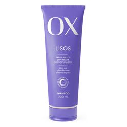 Shampoo Ox Liso Duradouro Nutrição E Hidratação Cabelos Lisos Ou Alisados 200ml