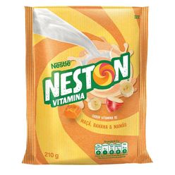 NESTON Vitamina - Pó para preparo instantâneo Maçã, Banana e Mamão 210g