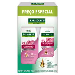 Kit Shampoo E Condicionador Palmolive Ceramidas Force 350ml Cada Preço Especial