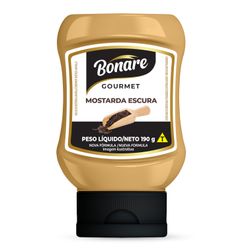 Mostarda BONARE Gourmet Escura 190g