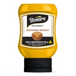 Mostarda BONARE Gourmet Amarela Rústica 190g