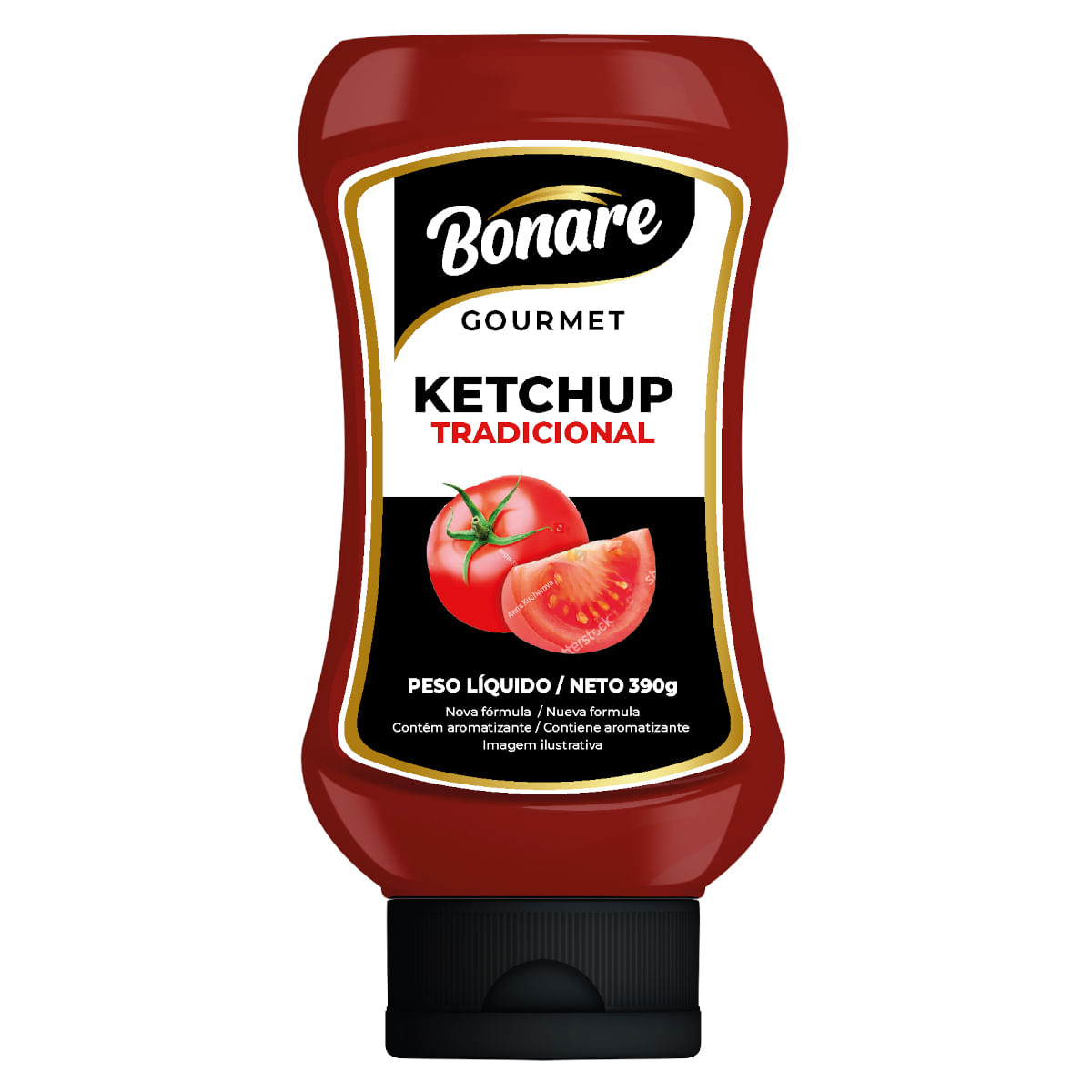 Ketchup BONARE Gourmet Tradicional 390g - Angeloni Supermercado