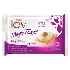 Torrada MARILAN Lev Light Magic Toast Pacote 110g
