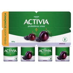 Leite Fermentado ACTIVIA Ameixa 680g Embalagem Econômica