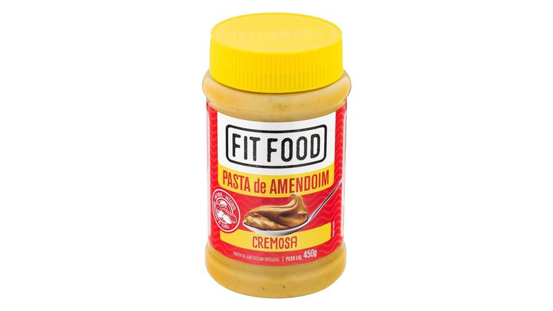 Pasta de Amendoim Fit Food 450g - Aqui Tem Pechincha