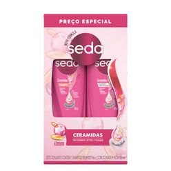 Kit Shampoo e Condicionador SEDA Ceramidas 325ml