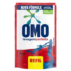 Lava Roupa Líquido OMO Lavagem Perfeita Refil 900ml