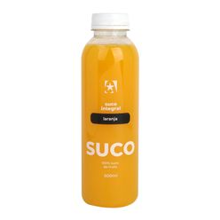 Suco Laranja Natural Garrafa 500ml