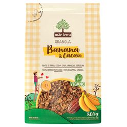 Granola MÃE TERRA Banana & Cacau Vegano 800g