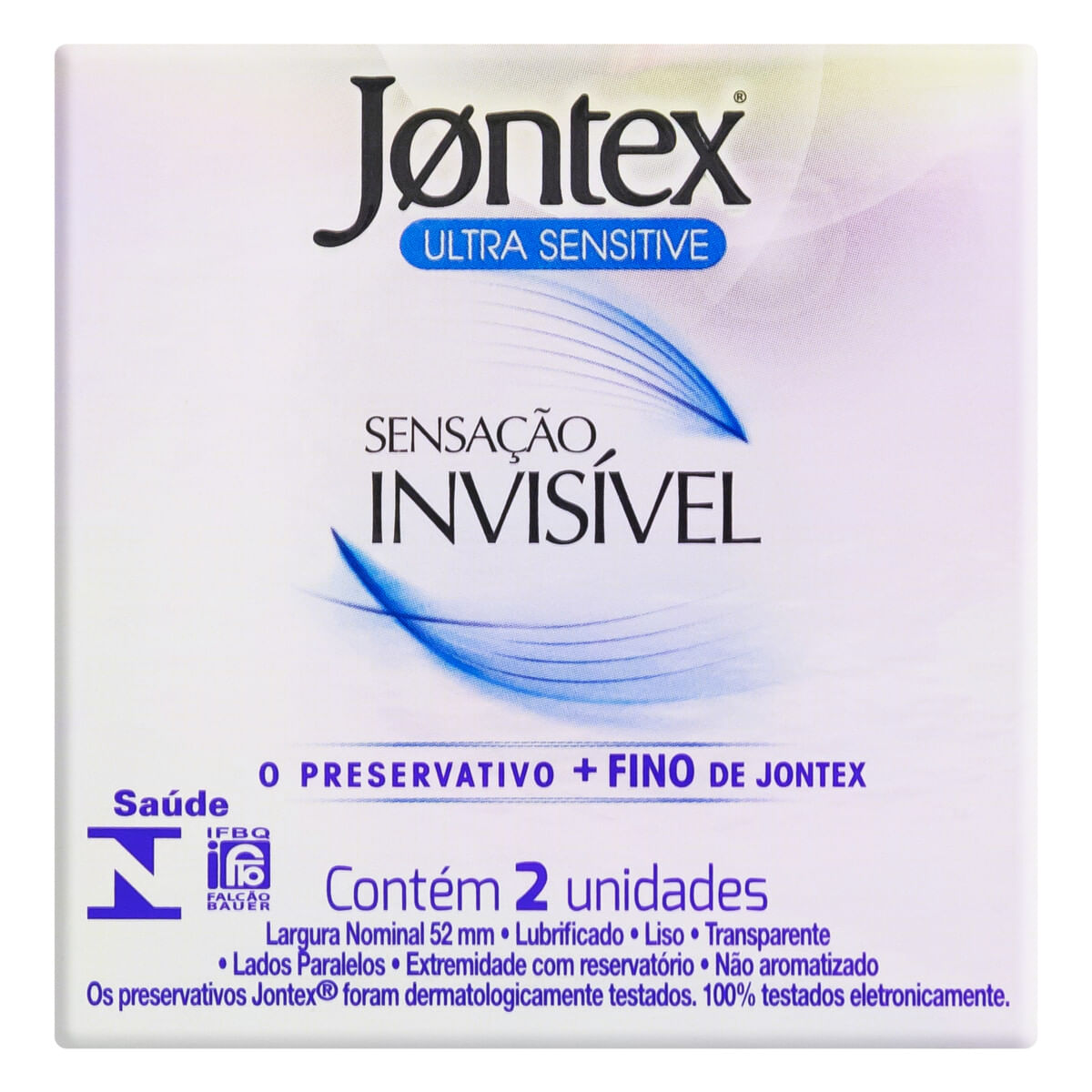 Preservativo JONTEX Sensação Invisível com 2 Unidades - Angeloni  Supermercado