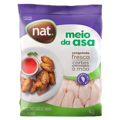 Meio da Asa de Frango NAT Congelada 1kg